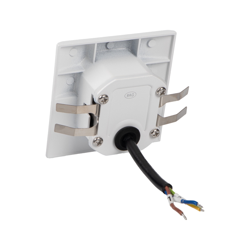 Luminária LED para escadas com sensor de movimento e de crepúsculo EXIN LED/2,5W/230V 3000K IP65 branco quadrado