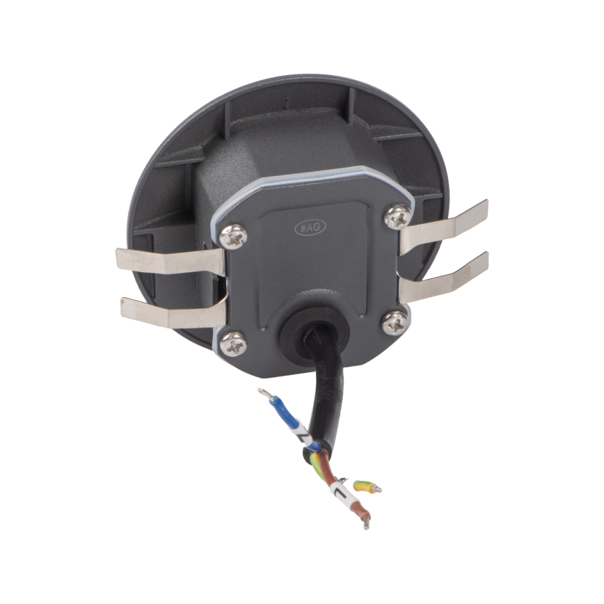 Luminária LED para escada com sensor de movimento e crepuscular EXIN LED/2,5W/230V 4000K IP65 antracite redonda