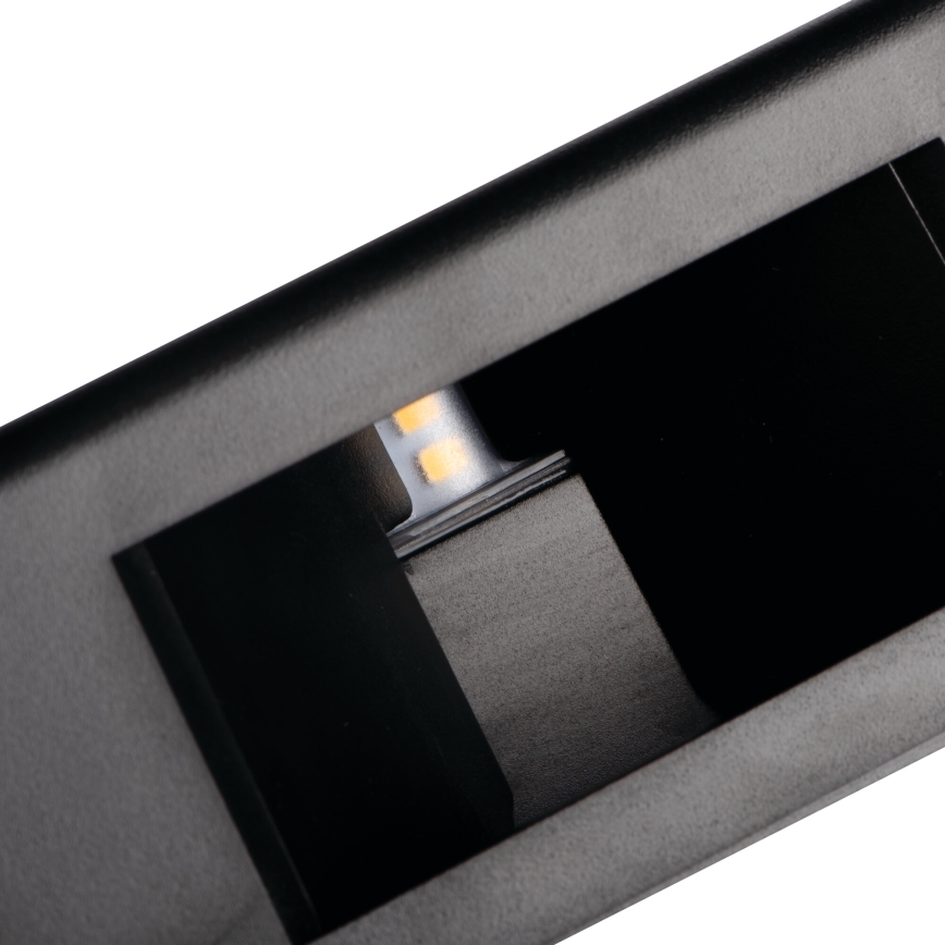 Aplique de parede exterior LED REFAZI LED/6W/230V IP54 preto