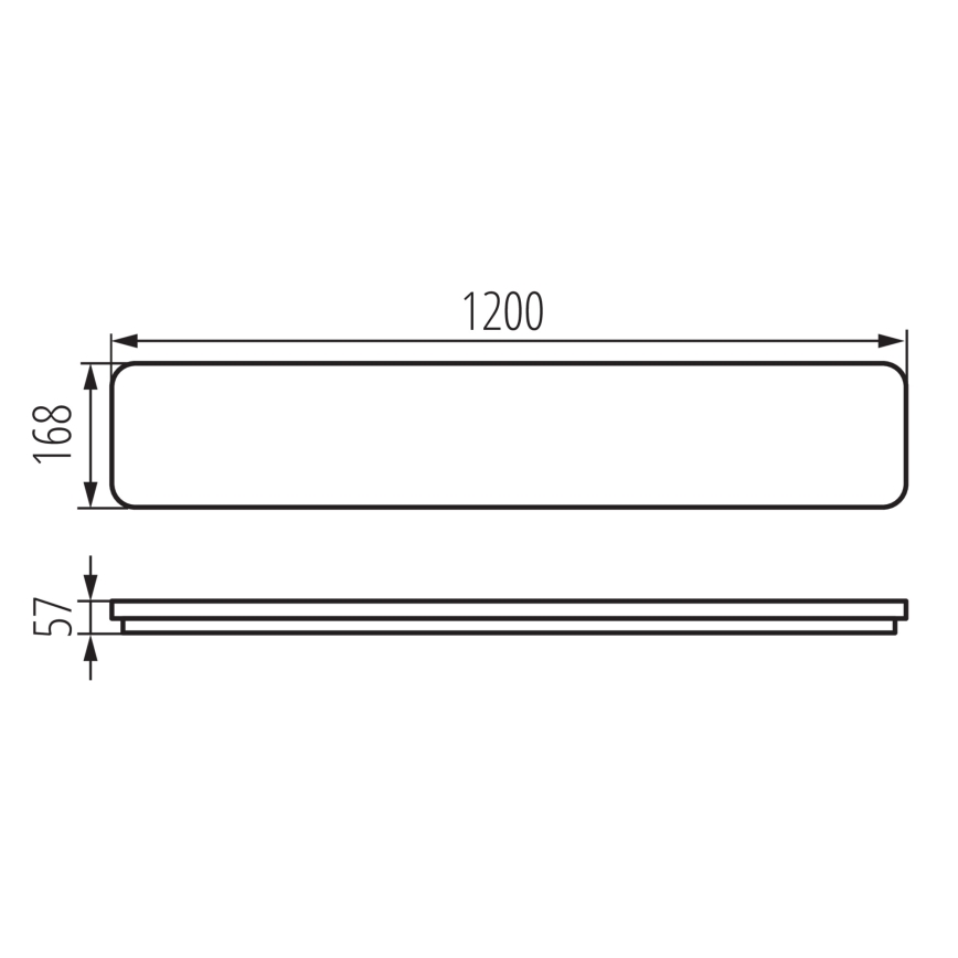 Iluminação de teto LED LINCEA LED/30/38/45W/230V 3000/4000/6500K IK08 IP40