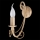 Kemar KN/K/1/K - Luz de parede KARANA 1xE14/60W/230V