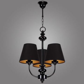 Kemar LR/3/BM - Candelabro numa corrente LABRADO 3xE14/60W/230V