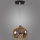 Kemar NP/1/D3 - Candelabro num fio KULE 3D 1xE27/60W/230V