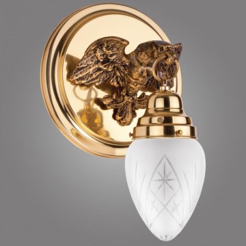 Kemar OK60/D - Luz de parede OURO EAGLE 1xE27/60W/230V