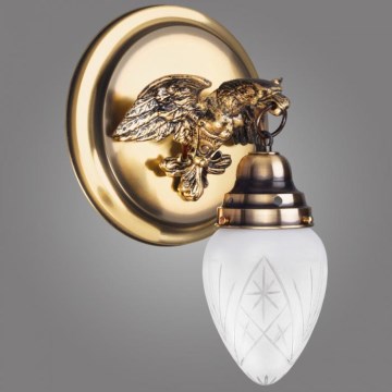 Kemar OK60/D/P - Luz de parede OURO EAGLE 1xE27/60W/230V