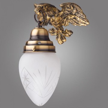 Kemar OK60/P - Luz de parede OURO EAGLE 1xE27/60W/230V