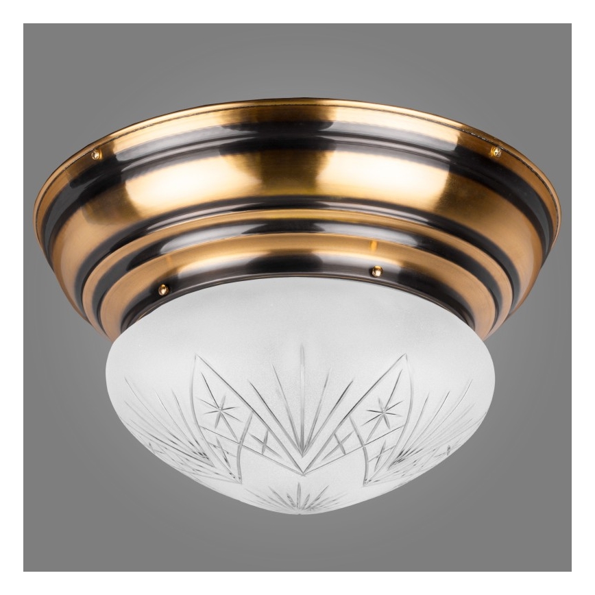 Kemar OK61/P - Luz de teto parede OURO EAGLE 1xE27/60W/230V