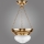 Kemar OPW60 - Candelabro OURO EAGLE 1xE27/100W/230V