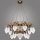 Kemar OW150/P - Candelabro OURO EAGLE 15xE27/60W + 6xE27/100W/230V