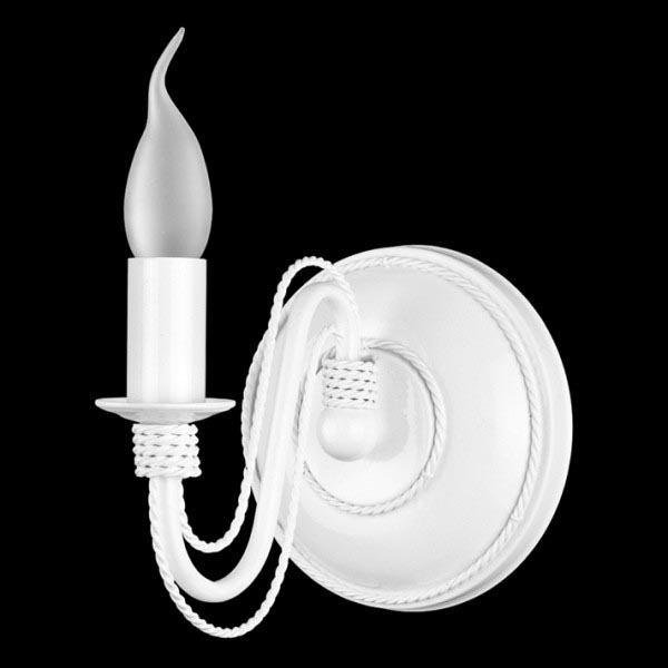 Kemar P/K/1/S/W - Luz de parede PRETO 1xE14/60W/230V