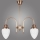 Kemar RI/2/M - Candelabro suspenso RINAMA 2xE27/60W/230V latão