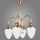 Kemar RI/4/M - Candelabro suspenso RINAMA 4xE27/60W/230V latão