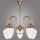 Kemar RI/5/M - Candelabro suspenso RINAMA 5xE27/60W/230V latão