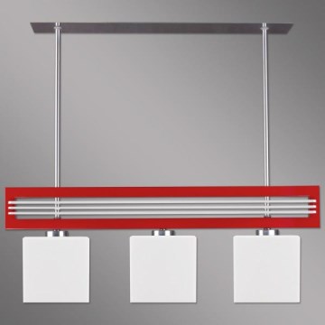 Kemar SG/3/R/K - Luz pendente SANGA 3xE14/60W/230V