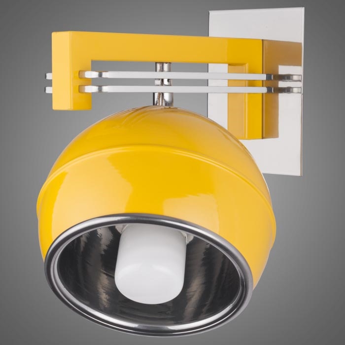 Kemar SG/KU/K/YL - Luz de parede QUARA 1xE27/60W/230V