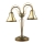 Kemar T/B/2 - Lâmpada de mesa TANAJA 2xE14/60W/230V verde