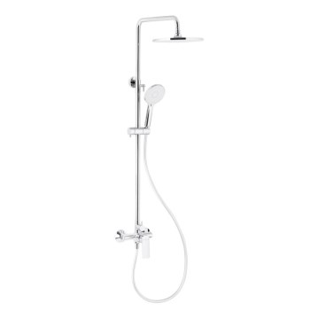 KFA Armatura 4426-910-00 - Conjunto de chuveiro com torneira AGAT cromado brilhante