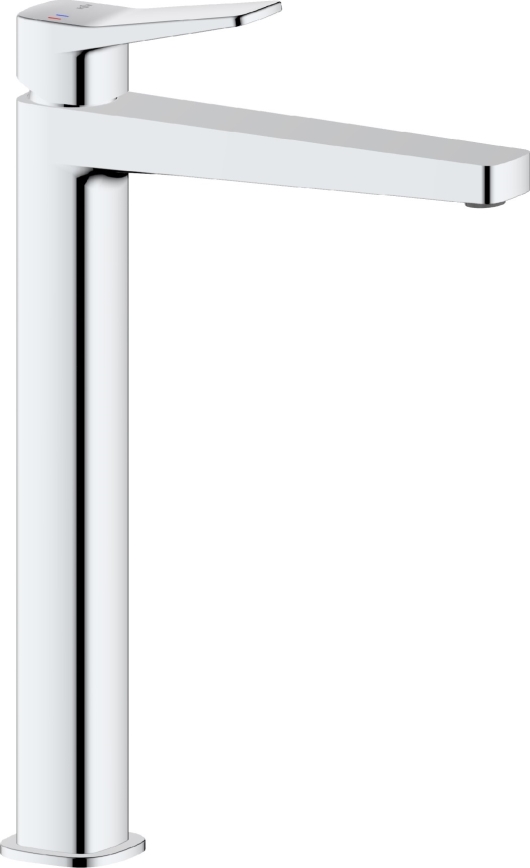 KFA Armatura 4522-712-00 - Misturador de lavatório + válvula de escoamento MALAGA 30,3 cm cromado brilhante
