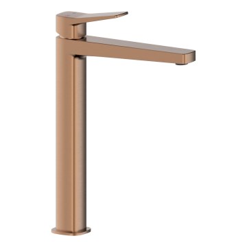 KFA Armatura 4522-712-34 - Torneira de lavatório + válvula de escoamento MALAGA 30,3 cm ouro rosa