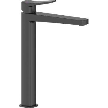 KFA Armatura 4522-712-81 - Misturador para lavatório + válvula de escoamento MALAGA 30,3 cm, preto