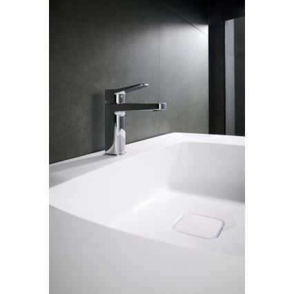 KFA Armatura 4522-825-00 - Torneira para lavatório + válvula MALAGA 17 cm, acabamento cromado brilhante