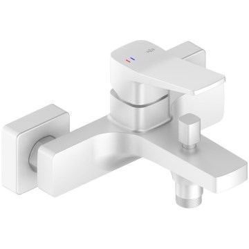 KFA Armatura 4524-010-44 - Misturador de banheira MALAGA branco