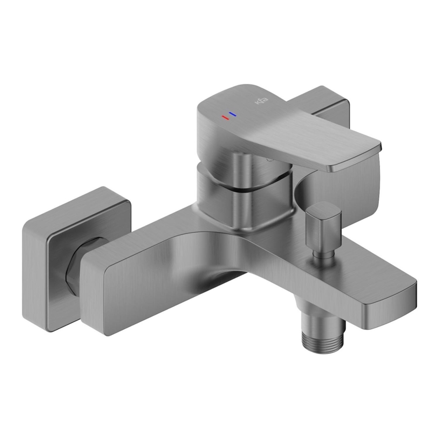 KFA Armatura 4524-010-61 - Misturador para banheira MALAGA cinzento metálico