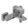 KFA Armatura 4524-010-61 - Misturador para banheira MALAGA cinzento metálico