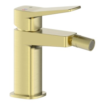 KFA Armatura 4527-015-31 - Misturador para bidé + válvula de escoamento MALAGA dourado escovado