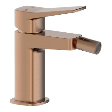 KFA Armatura 4527-015-34 - Misturador para bidé + válvula de escoamento MALAGA, acabamento em ouro rosa