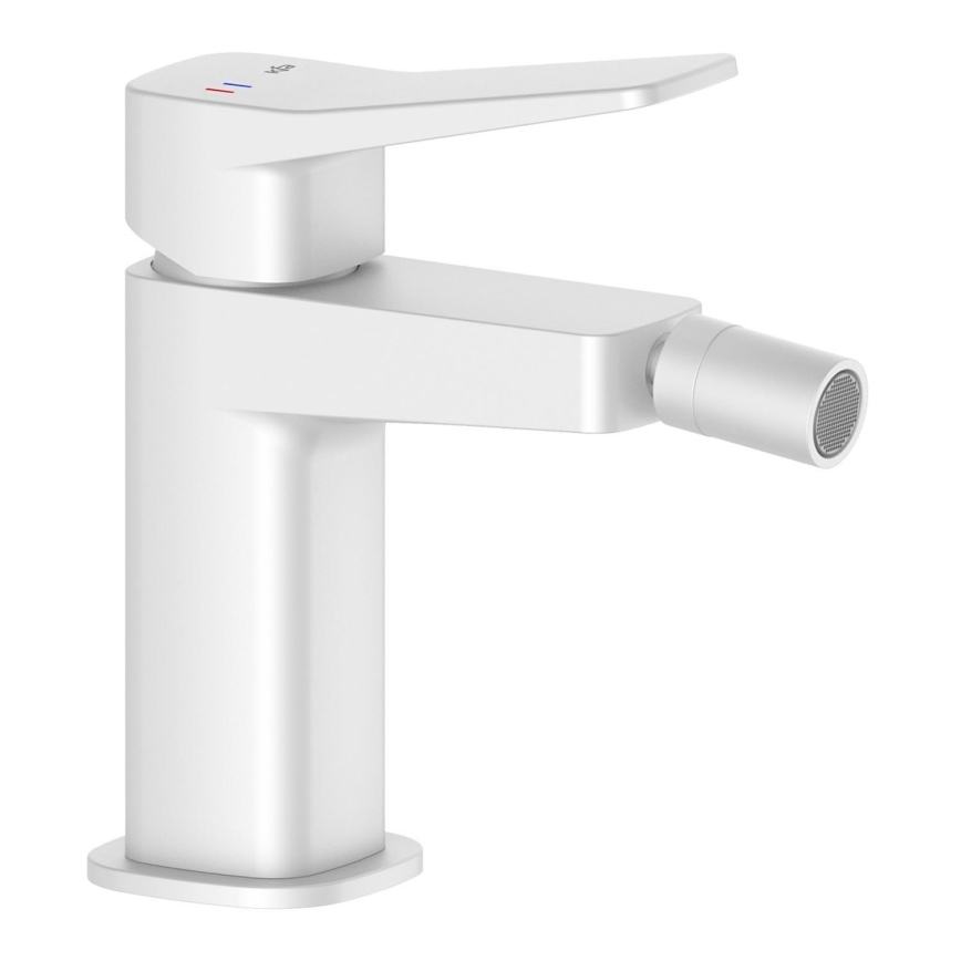KFA Armatura 4527-015-44 - Misturador para bidé + válvula de escoamento MALAGA branca