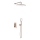 KFA Armatura 4529-501-34 - Conjunto de duche com misturador encastrado MALAGA em ouro rosa