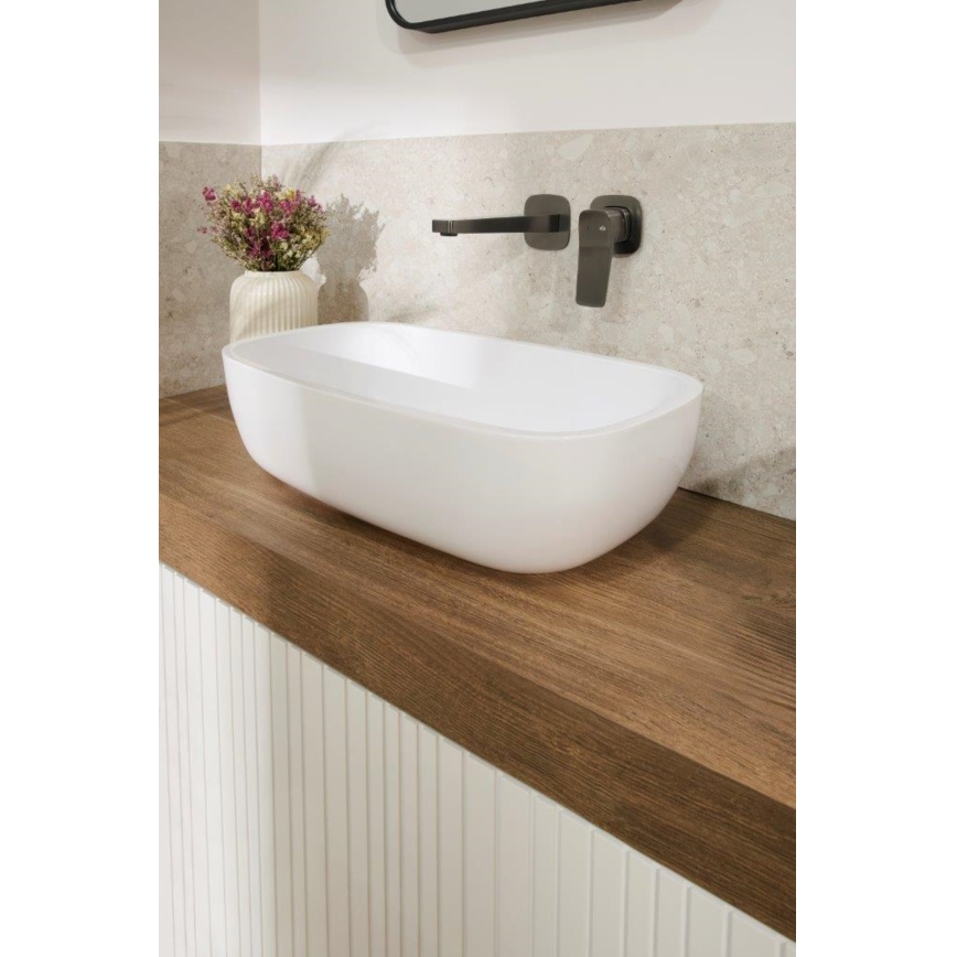 KFA Armatura 4529-810-61 - Misturador de lavatório para instalação embutida MALAGA, cinzento metálico