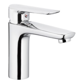 KFA Armatura 5022-815-00 - Torneira do lavatório + resíduos com descarga TANZANIT 15,4 cm cromado brilhante