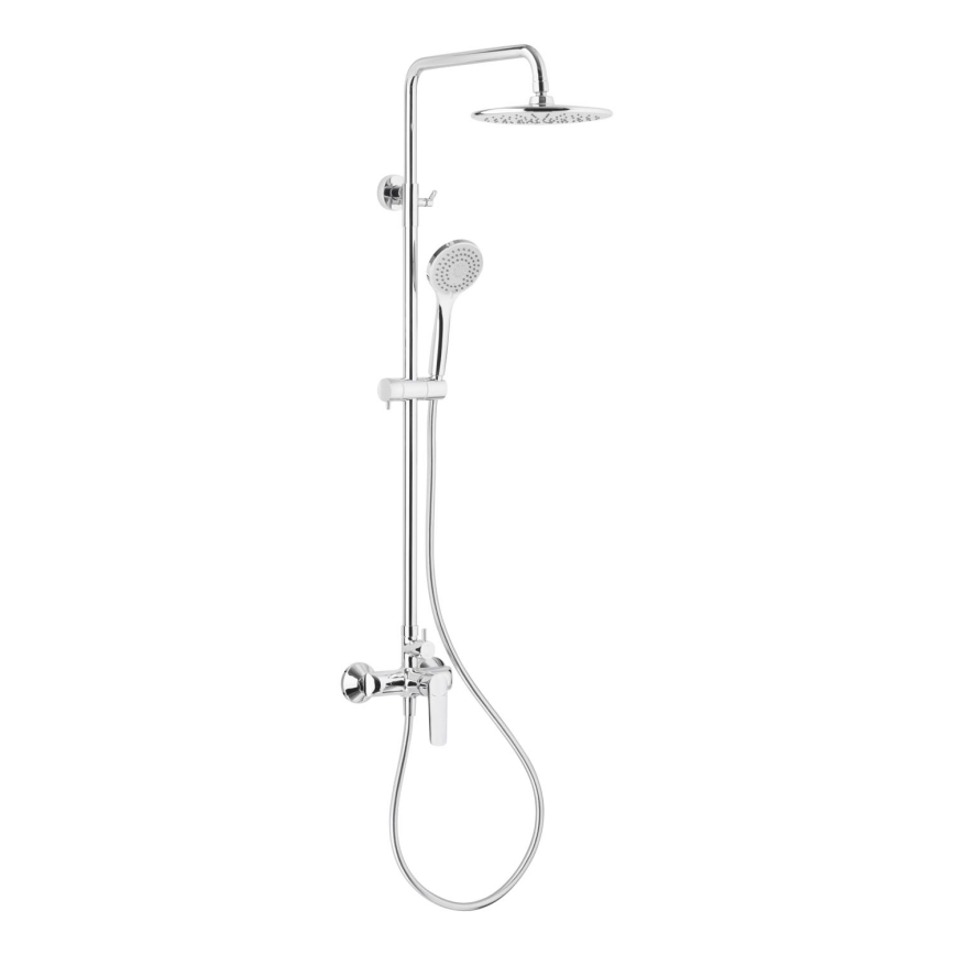 KFA Armatura 5026-910-00 - Conjunto de chuveiro com torneira TANZANIT cromado brilhante