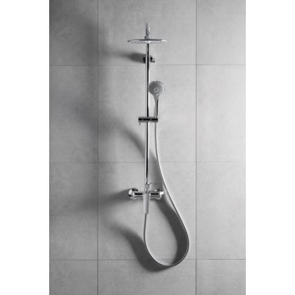 KFA Armatura 5026-910-00 - Conjunto de chuveiro com torneira TANZANIT cromado brilhante