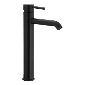 KFA Armatura 5032-612-81 - Torneira do lavatório + resíduos com descarga MOZA 33 cm mate preto