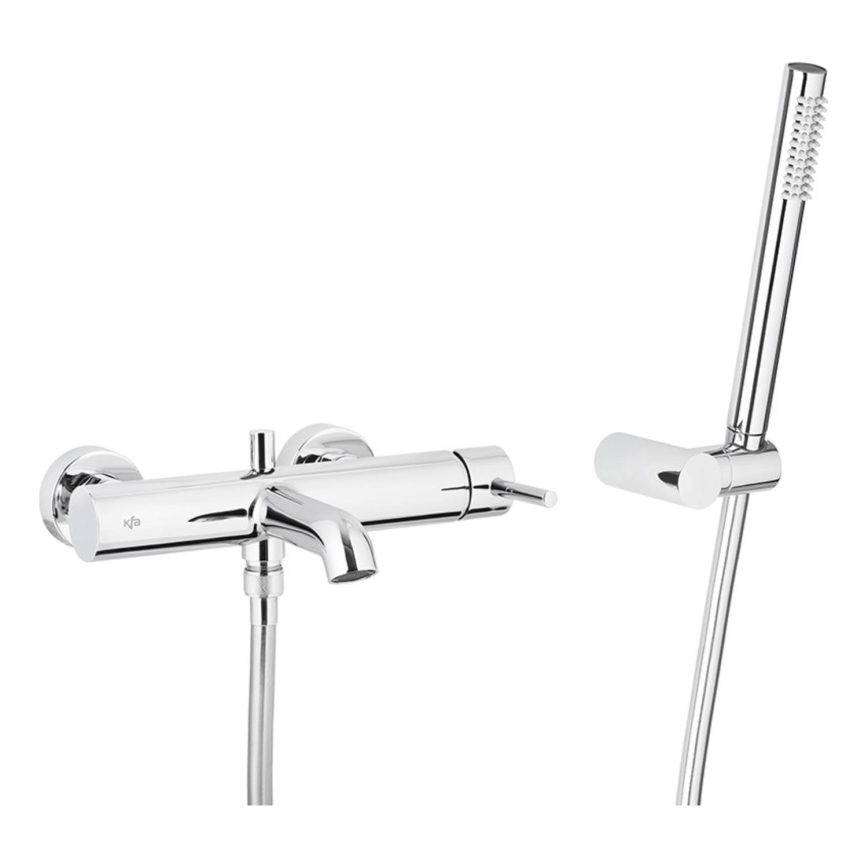 KFA Armatura 5034-520-00 - Conjunto de casa de banho com torneira MOZA cromado brilhante
