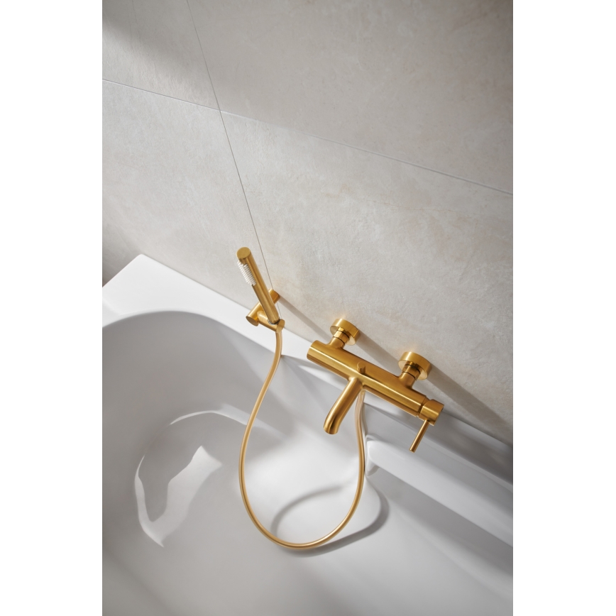 KFA Armatura 5034-520-31 - Conjunto de casa de banho com torneira MOZA solo dourado