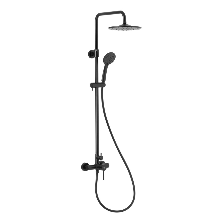 KFA Armatura 5036-910-81 - Conjunto de chuveiro com torneira MOZA latão/mate preto