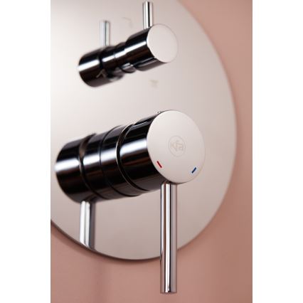 KFA Armatura 5039-501-00 - Conjunto de duche com torneira embutida MOZA cromado brilhante