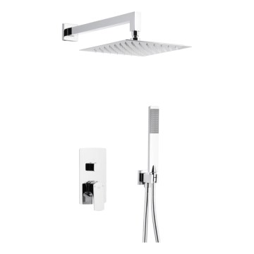 KFA Armatura 5539-511-00 - Conjunto de duche com torneira embutida MOKAIT cromado brilhante