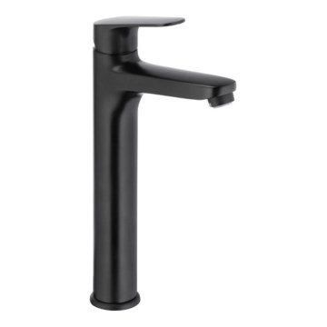 KFA Armatura 5552-712-81 - Torneira do lavatório + resíduos com descarga OTAVA 30,2 cm mate preto