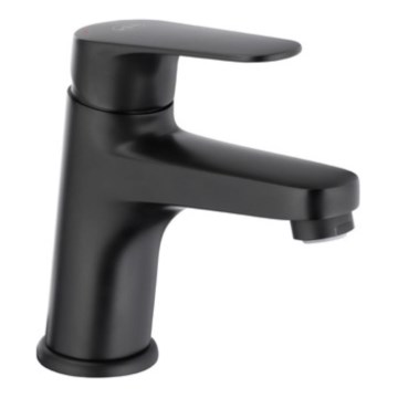 KFA Armatura 5552-815-81 - Torneira do lavatório + resíduos com descarga OTAVA 15 cm mate preto