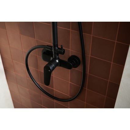 KFA Armatura 5556-910-81 - Conjunto de chuveiro com torneira OTAVA latão/mate preto