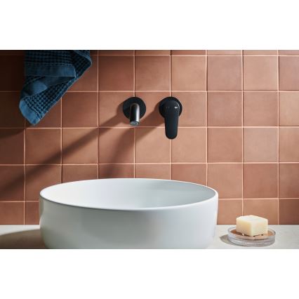 KFA Armatura 5559-810-81 - Misturador de lavatório para instalação embutida OTAVA preto mate