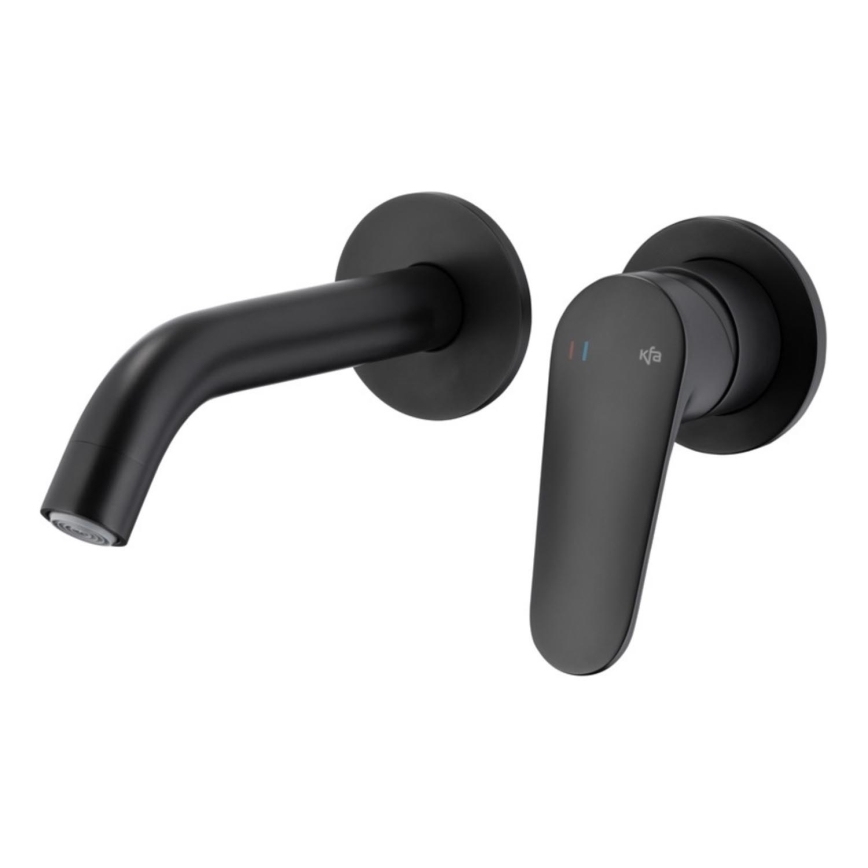 KFA Armatura 5559-810-81 - Misturador de lavatório para instalação embutida OTAVA preto mate