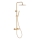 KFA Armatura 5736-920-31 - Conjunto de chuveiro com torneira termostática MOZA solo dourado