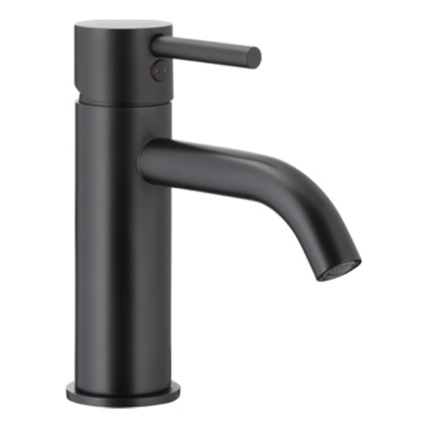 KFA Armatura 5822-815-81 - Torneira do lavatório + lixo NEDA 16,5 cm latão/mate preto