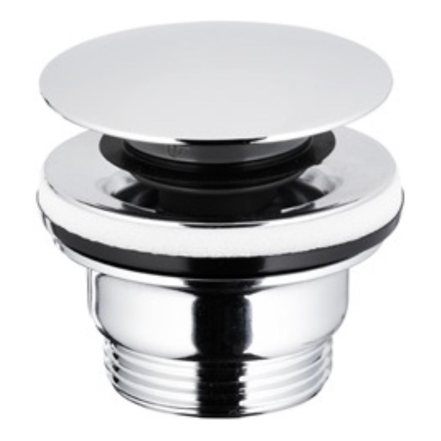 KFA Armatura 660-320-00 - Válvula de drenagem CLICK-CLACK diâmetro 6,6 cm cromado brilhante